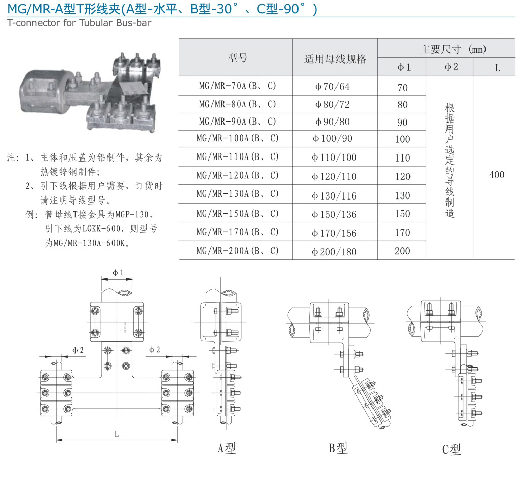 58-2 MG MR-A型T形線夾（A型-水平、B型-30°、 C型-90°）.gif